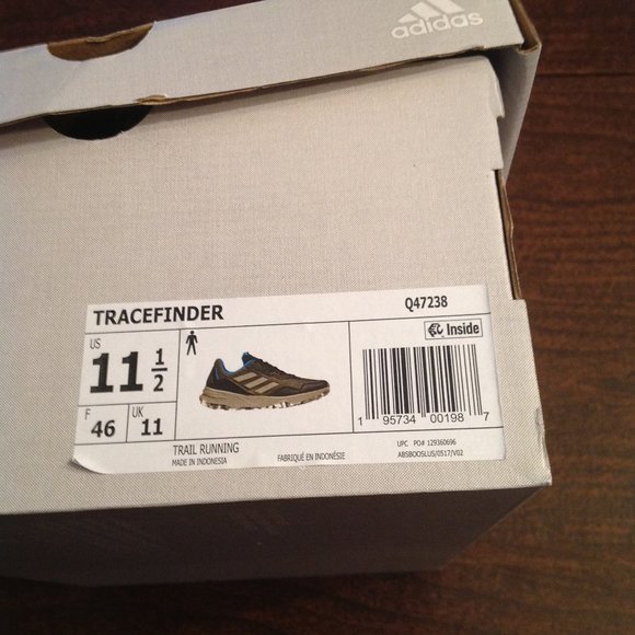 Adidas Men's TraceFinder Green Mesh Sneakers - 11.5 - New in Box - Picture 7 of 8